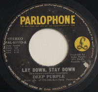 Album cover for Lay Down Stay Down / “A” 200