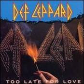 Album cover for Too Late for Love