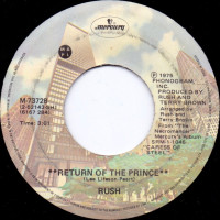 Album cover for Return of the Prince