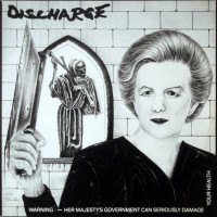 Album cover for Warning: Her Majesty's Government Can Seriously Damage Your Health