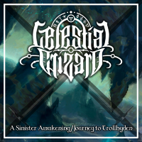 Album cover for A Sinister Awakening/Journey to Trollhyden