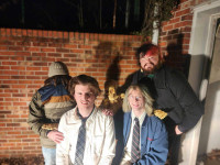 Album cover for The Screech Boys on Fire